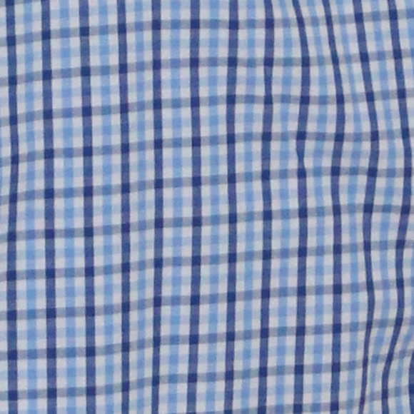 Tommy Hilfiger, blue gingham button down long sleeve shirt Y20 - Picture 6 of 6